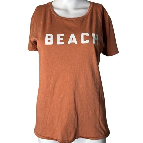 Amuse Society  BEACH short sleeve shirt Mauve Size XS - Picture 1 of 2